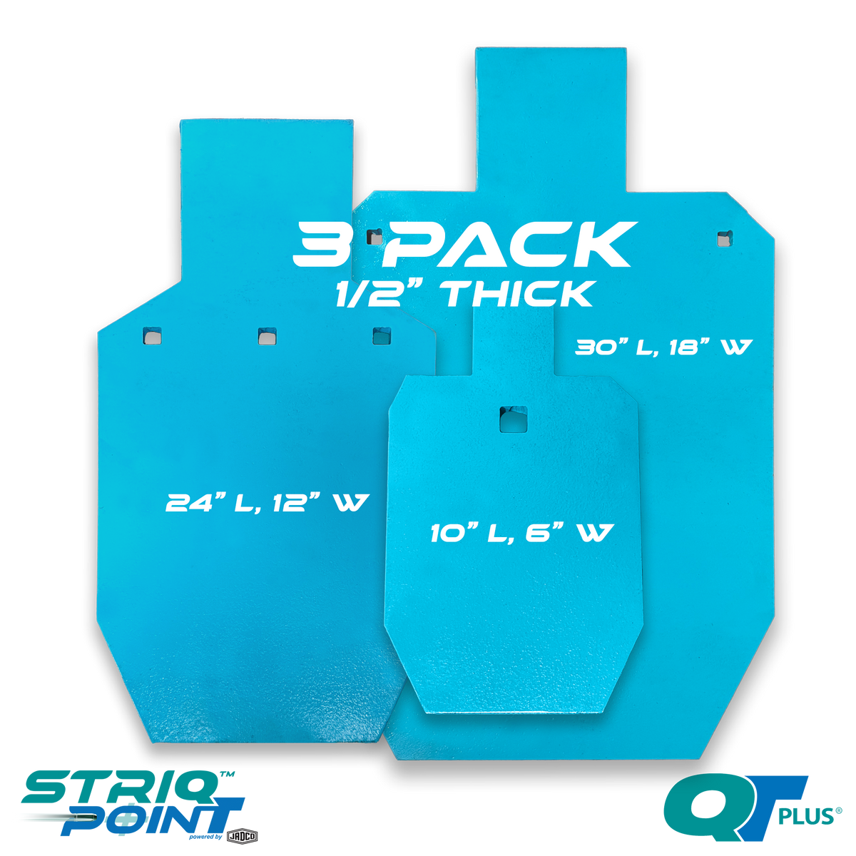 3 Pack 1/2