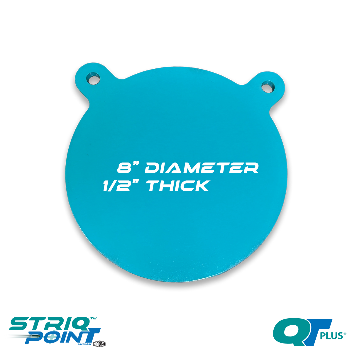 8 Inch Wide 1/2 Inch Thick Steel Target Gong