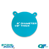 6 Inch Diameter 1/2" Thick Steel Gong Targets